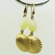 Shell earrings "Ocean"necklace set buy exclusive online kopen, kupit designer by AXELLES