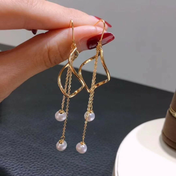 Cheap Hoop Earrings Cubic Zircon Dubai 24K Gold Plated Jewelry Fashion  Earrings for Women