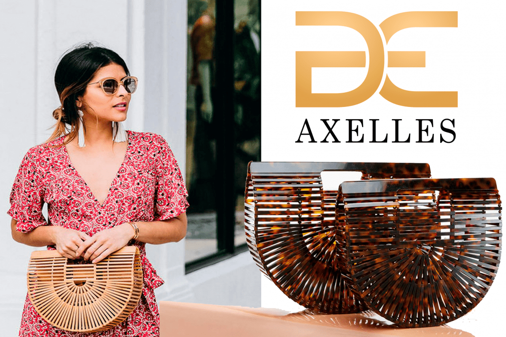Woven acrylic basket-bag-StreetStyle-Spring-Summer trend buy online on www.axelles-fashion.com
