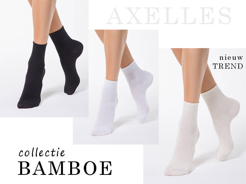 Bamboe sokken effen klassiek, 3-paar-geschenkset, Axelles
