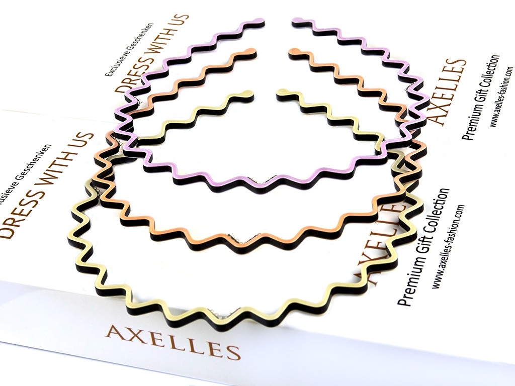 Inschrijven solidariteit Terughoudendheid Kopen Zigzag haarband golvend effect | AXELLES